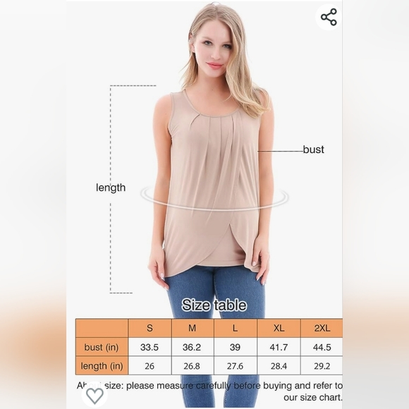 3/$25 Maternity Nursing Tank Top, Black - Picture 4 of 4